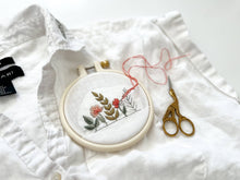 Load image into Gallery viewer, Stick & Stitch Floral embroidery patterns for clothing