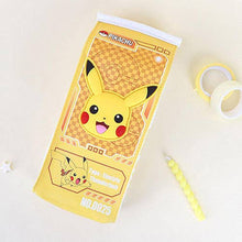 Load image into Gallery viewer, Pokémon Milk Carton Pack -Style Multi Pouch Pencil Case: Pikachu