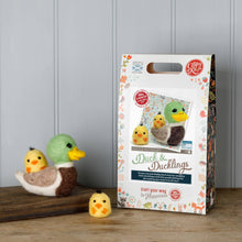 Load image into Gallery viewer, Duck & Ducklings Needle Felting Craft Kit