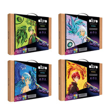 Load image into Gallery viewer, OKTO Manga Elements — Fire — 3D Clay Canvas Kit