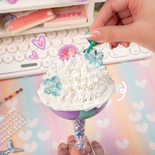 Load image into Gallery viewer, Play & Display Mermaid Parfait Clay Cafe Kit