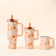 Load image into Gallery viewer, 40 oz Lifestyle Flip Straw Tumbler-Ghost Party