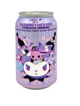 Load image into Gallery viewer, Kuromi Ramune Lemon Warabi Mochi Flavor 330ml (Japan)