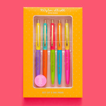 Load image into Gallery viewer, Pen Set - Compliments / Affirmations - 5 Piece Set