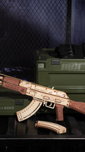 Load image into Gallery viewer, ROKR Justice Guard AK-47 Assault Rifle Wooden 3D Puzzle Kit