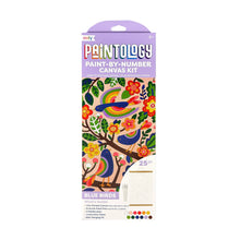 Load image into Gallery viewer, Paintology Paint By Number Canvas Kit - Blue Birds 25 PC Set