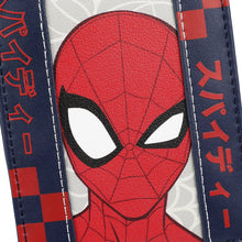 Load image into Gallery viewer, Spider-Man Classic Spidey & Kanji 3.5” Black Bifold Card Wallet