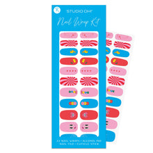 Load image into Gallery viewer, Retro Vibes Mani Nail Wrap Kit