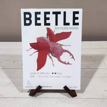 Load image into Gallery viewer, Beetle Origami Model