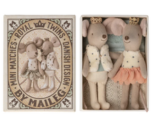 Load image into Gallery viewer, Royal Twins in Box, Little Brother & Sister in Matchbox - Rose