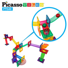 Load image into Gallery viewer, 50 Piece Magnetic Marble Run Track
