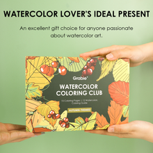 Load image into Gallery viewer, Autumn-Themed Watercolor Coloring Club Box