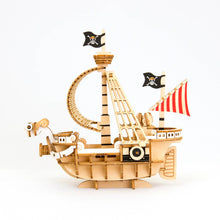 Load image into Gallery viewer, ki-gu-mi One Piece Going Merry Ship Model Wooden 3D Puzzles