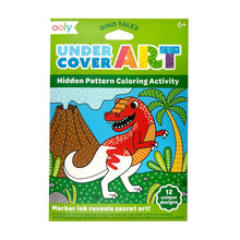 Load image into Gallery viewer, Undercover Art: Hidden Pattern Coloring Activity - Dino