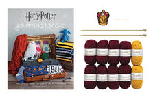 Load image into Gallery viewer, Harry Potter Knitting Magic Gift Set: Gryffindor Scarf
