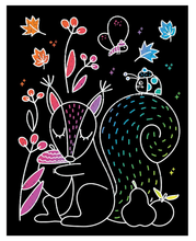 Load image into Gallery viewer, Animal Scratch Art, Fun Activities & Stickers Activity Pad