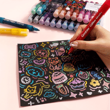 Load image into Gallery viewer, Medium Tip Iridescent Glitter Acrylic Paint Marker Set Of 24