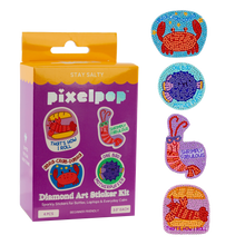 Load image into Gallery viewer, PixelPop™ Diamond Art Sticker Pack — Stay Salty