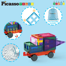 Load image into Gallery viewer, PicassoTiles 101pc Magnetic Tile Building Blocks