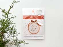 Load image into Gallery viewer, Nativity scene embroidery kit, Christmas embroidery diy kit