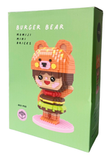 Load image into Gallery viewer, Burger Bear mini-bricks