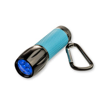 Load image into Gallery viewer, Bright UV LED Flashlight, with Glow-in-the-Dark Rubber Grip
