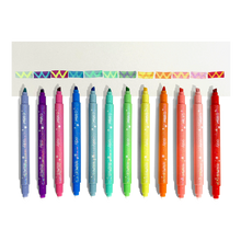 Load image into Gallery viewer, Switch-Eroo Sparkle Glittery Color Changing Markers- 12 pc
