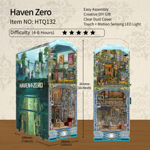 Load image into Gallery viewer, DIY Miniature House Book Nook Kit: Haven Zero w/ Dust Cover