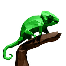 Load image into Gallery viewer, Chameleon 3D PaperCraft Origami Models