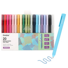 Load image into Gallery viewer, Retractable Gel Pen Set of 20