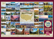 Load image into Gallery viewer, National Parks of the United States 2000pc puzzle