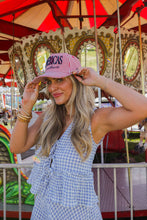 Load image into Gallery viewer, AMERICA'S SWEETHEART STRIPED TRUCKER HAT