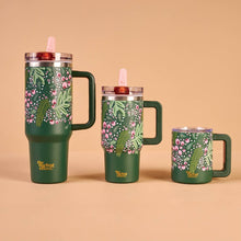 Load image into Gallery viewer, 40 oz Lifestyle Flip Straw Tumbler-Jolly Sprig