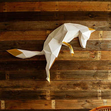 Load image into Gallery viewer, Fox Pounce 3D PaperCraft Origami Wall Art