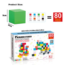 Load image into Gallery viewer, Magnet Cube Building Blocks 80 Piece 1.2" Magnetic Cube Toys