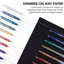 Load image into Gallery viewer, Jumbo Iridescent Glitter Gel Ink Pen Of 18