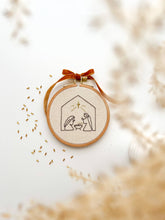 Load image into Gallery viewer, Nativity scene embroidery kit, Christmas embroidery diy kit
