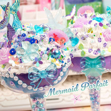 Load image into Gallery viewer, Play & Display Mermaid Parfait Clay Cafe Kit