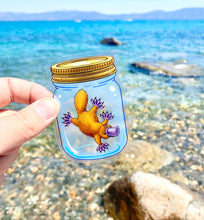 Load image into Gallery viewer, CLEAR STICKER: Platypus In A Jar