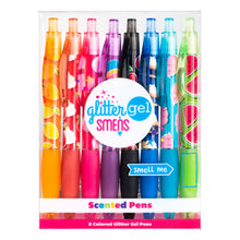 Load image into Gallery viewer, Smens - Glitter Gel - Scented Colored Gel Ink Pens - 8 Count