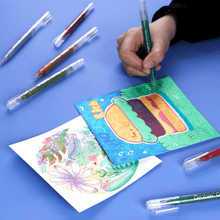 Load image into Gallery viewer, Jumbo Iridescent Glitter Gel Ink Pen Of 18