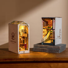 Load image into Gallery viewer, DIY Miniature House Book Nook Kit: Sakura Densya