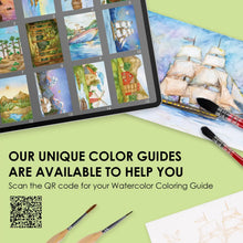 Load image into Gallery viewer, Landscape-Themed Watercolor Coloring Club Box
