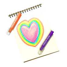 Load image into Gallery viewer, Fresh Pick Apple Scented Gel Crayons - Set of 6
