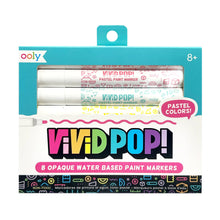 Load image into Gallery viewer, Vivid Pop! Water-Based Paint Markers: Pastel (Set of 8)