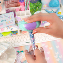 Load image into Gallery viewer, Play & Display Mermaid Parfait Clay Cafe Kit