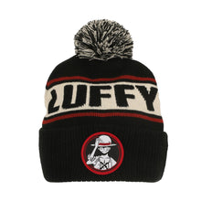 Load image into Gallery viewer, One Piece Luffy Black Cuff Beanie