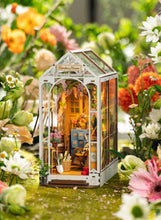 Load image into Gallery viewer, DIY Miniature House Book Nook Kit: Garden House