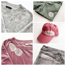 Load image into Gallery viewer, Stick & Stitch Floral embroidery patterns for clothing