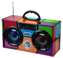 Load image into Gallery viewer, Retro 90's Wireless Boombox with FM Radio
